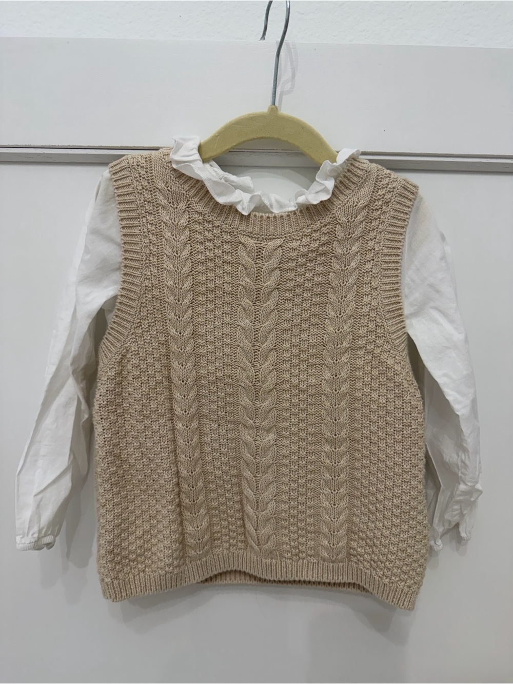H&M blouse and vest